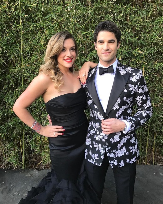 Darren Criss, Mia Swier, Golden Globes 2019
